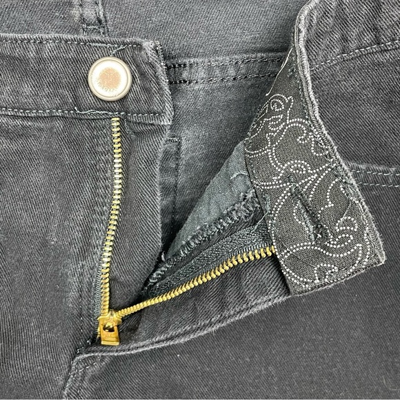 WRANGLER Q-Baby No Gap Waistband Bootcut Black Riding Jeans - Picture 5 of 12